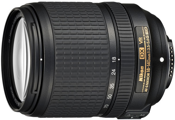 Nikon  AF-S DX 18-140mm F3.5-5.6 G ED VR Lens - Best Available Image