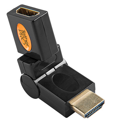 Tether Tools Pro HDMI Port Apt Male HDMI Female Swivel - Best Available Image