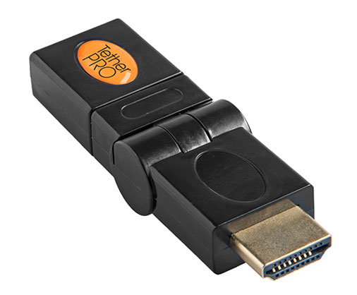 1011413_A.jpg - Tether Tools Pro HDMI Port Apt Male HDMI Female Swivel - Image 1