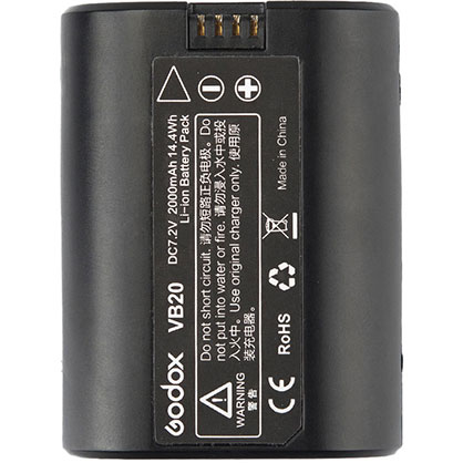 Best image for Godox VB20 Lithium-Ion Battery for V350S Flash (7.2V, 2000mAh)