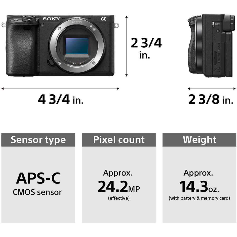 1015073_E.jpg - Sony Alpha A6400 Mirrorless 16-50mm II Kit - Image 5