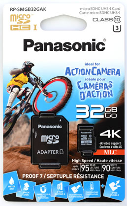 Panasonic 32GB Micro SDXC UHS-I card