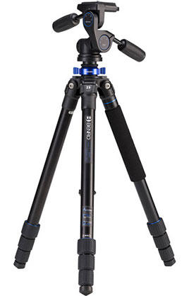 Benro TMA28AHD2 Series 2 Mach3 Aluminum Tripod with HD2 3-Way Pan/Tilt Head - Best Available Image