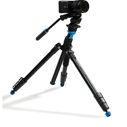1015743_D.jpg - Benro Aero2 Video Tripod Kit Flip Lock - Image 4