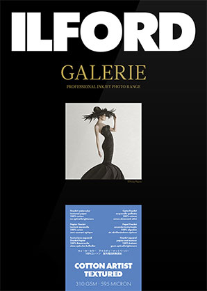 Ilford Galerie Cotton Artist Textured 310gsm 13x19" A3+ 25 Sheets GPCAT23 - Best Available Image