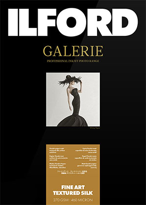 Ilford Galerie FineArt Textured Silk 270gsm A3+ 25 Sheets - Best Available Image