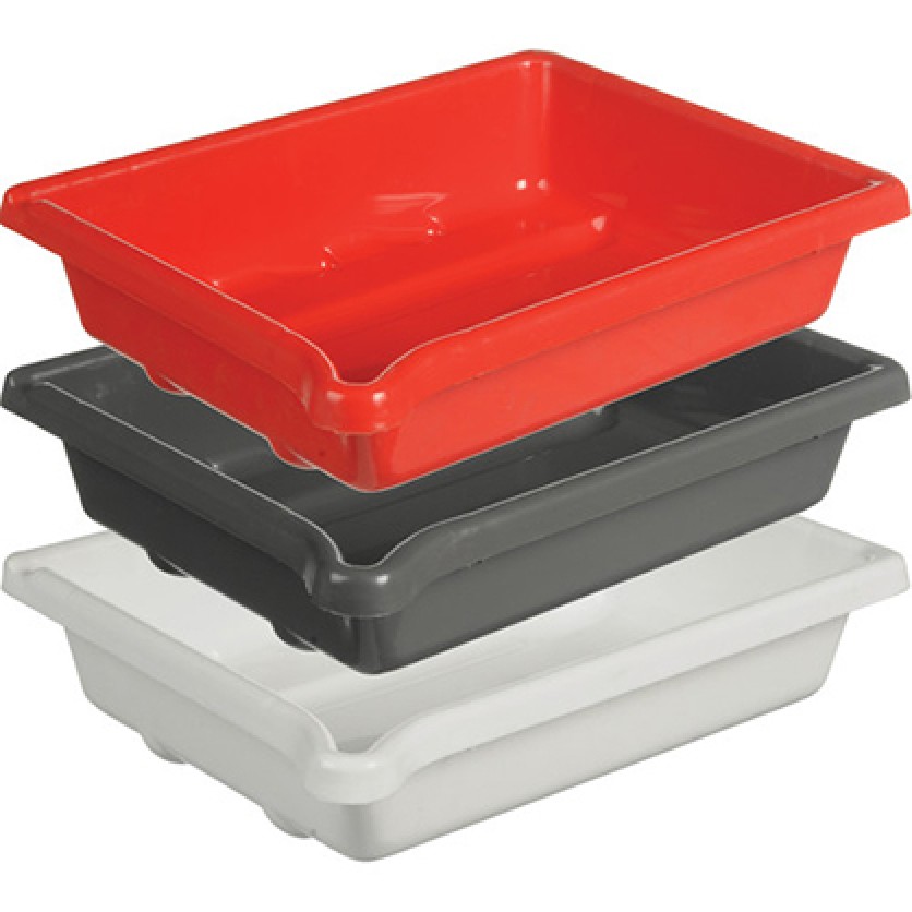 Paterson 3 x Developing Trays for 5x7" Paper (Grey, Red  &amp;  White)