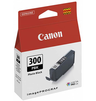 Canon LUCIA PRO PFI-300 Photo Black Ink Cartridge - Best Available Image