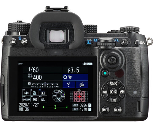 1017113_A.jpg - Pentax K-3 Mark III DSLR Camera (Black) - Image 1