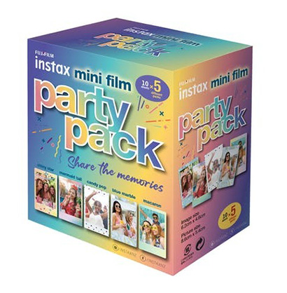 FujiFilm Instax Mini Film Party - 50 Pack - Best Available Image