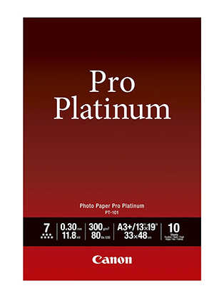 Canon PT-101 A3+ Pro Platinum 300gsm Photo paper  ( 10) - Best Available Image