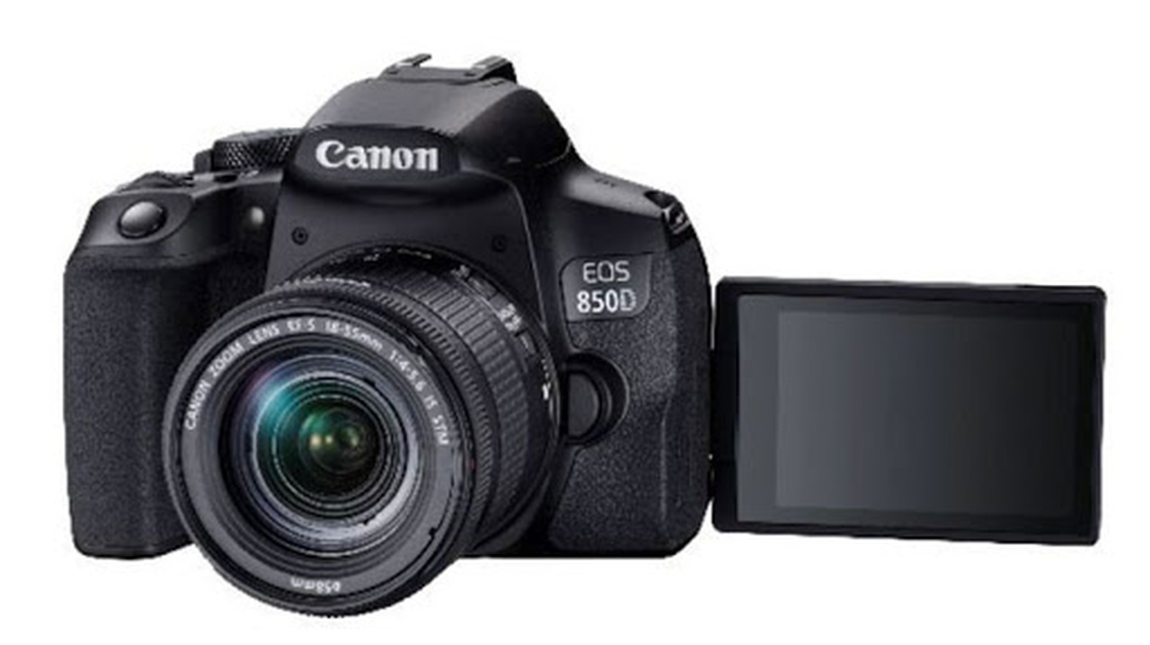 Canon EOS 850D DSLR with 18-55mm Lens - Best Available Image
