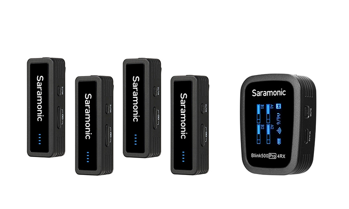 Saramonic Blink500 Pro B8 4-Persons 2.4Ghz Wireless Mini Microphone