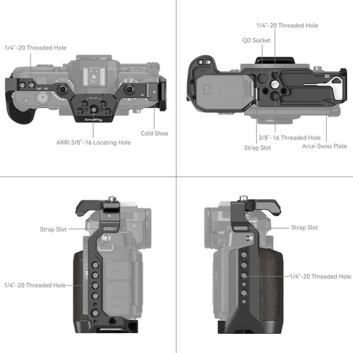 1021993_B.jpg - SmallRig Camera Cage for Nikon Zf 4261 - Image 2