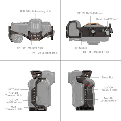1022193_B.jpg - SmallRig "Night Eagle" Full Camera Cage for Nikon Z8 - Image 2