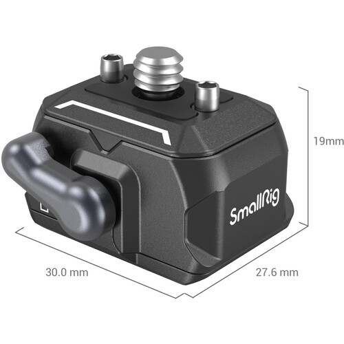1022573_C.jpg - SmallRig Drop-In HawkLock Mini Quick Release System with Locating Pins - Image 3