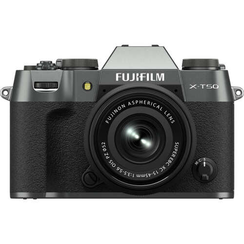 Best image for FUJIFILM X-T50 Mirrorless Camera with 15-45mm f/3.5-5.6 Lens (Charcoal Silver)