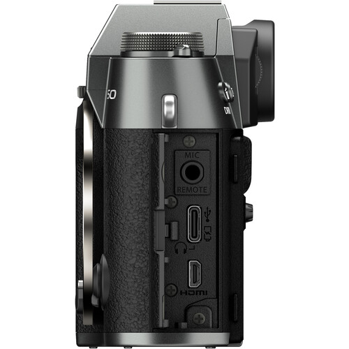 1022703_C.jpg - FUJIFILM X-T50 Mirrorless Camera with 15-45mm f/3.5-5.6 Lens (Charcoal Silver) - Image 3