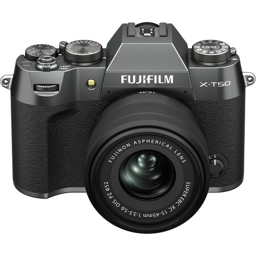 1022703_E.jpg - FUJIFILM X-T50 Mirrorless Camera with 15-45mm f/3.5-5.6 Lens (Charcoal Silver) - Image 5