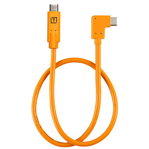 Best image for Tether Tools TetherPro USB-C to Right Angle USB-C Pigtail Cable 50cm Orange