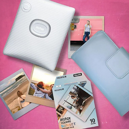 1023223_A.jpg - Fujifilm Instax Square Link 2 White GP limited edition - Image 1
