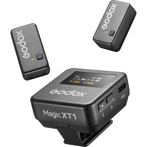 Best image for Godox Magic XT1-C 2-Person Wireless Microphone System with USB-C Adapter (2.4 GH