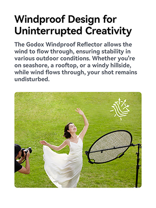 1023813_B.jpg - Godox W-RFT130 132cm (52") Collapsible Windproof Reflector - Image 2