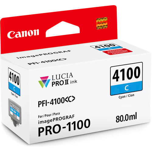 Best image for Canon PFI-4100 Cyan Pigment Ink Tank (80mL)