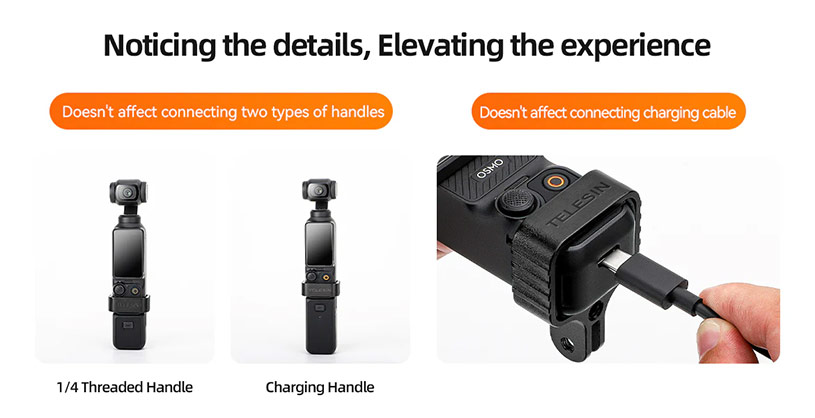 1024183_D.jpg - Telesin Metal Expansion Frame for DJI Osmo Pocket 3 Pocket 4 - Image 4