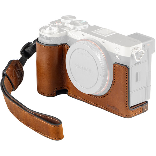 Best image for SmallRig Leather Half Case with Strap for Sony a7C II / a7CR (Brown) 5015