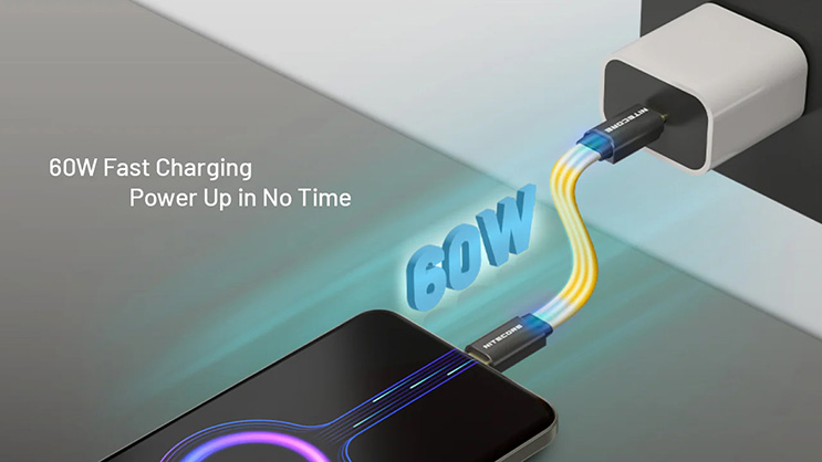 1024603_E.jpg - Nitecore NLink10 PD QC Fast Charging USB-C Cable with Magnetic Connectors - Image 5