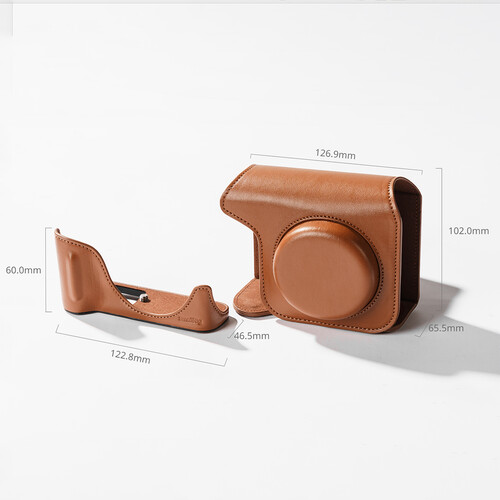 1025223_A.jpg - SmallRig Leather Case Kit for Canon PowerShot V1 (Brown) 5385 - Image 1