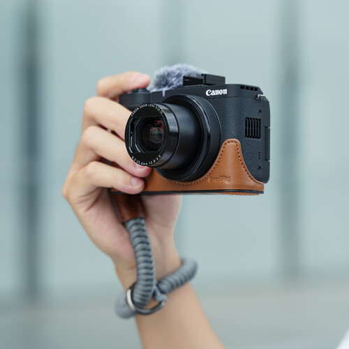 1025223_C.jpg - SmallRig Leather Case Kit for Canon PowerShot V1 (Brown) 5385 - Image 3