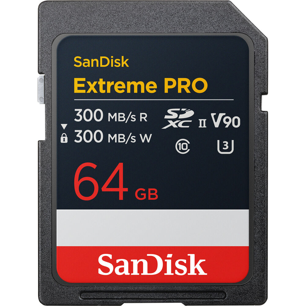 SanDisk 64GB Extreme PRO UHS-II SDXC V90 Memory Card - Best Available Image