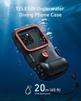 Telesin Diving Phone Case with Remote Control - Best Available Image