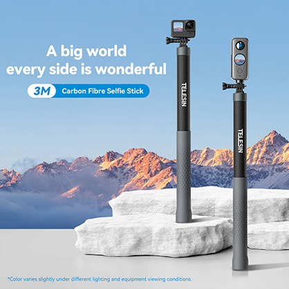 Best image for Telesin 3m Carbon Fibre Selfie Stick