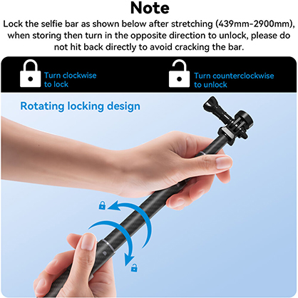 1025903_K.jpg - Telesin 3m Carbon Fibre Selfie Stick - Image 11