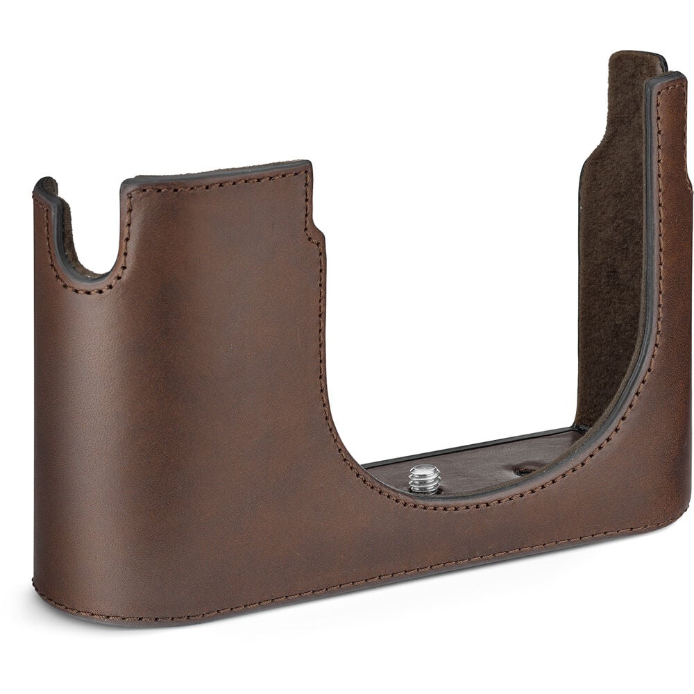 Best image for Leica Q3 Protector Leather Case (Dark Brown)