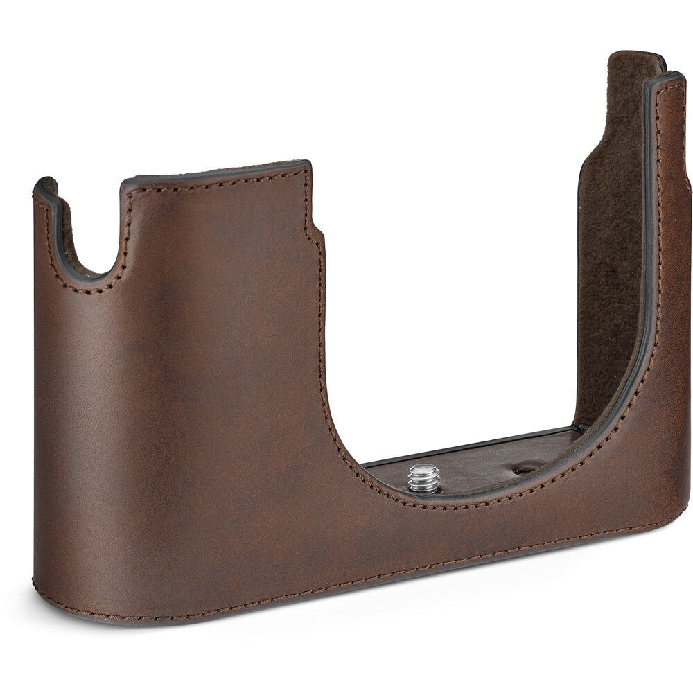 Best image for Leica Q3 Protector Leather Case (Dark Brown)