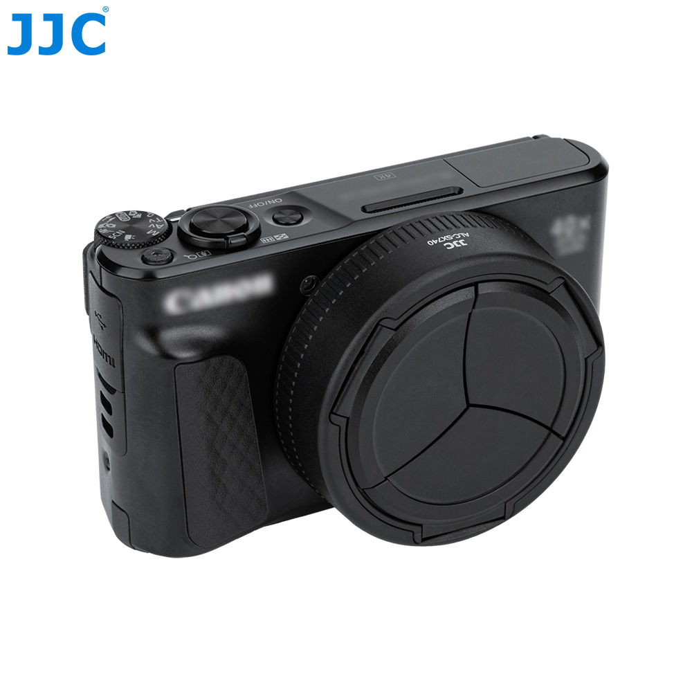 1026463_A.jpg - JJC Auto Lens Cap specially designed for Canon PowerShot SX740 Camera - Image 1