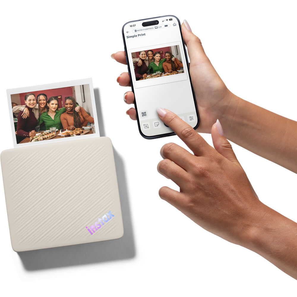 1026853_C.jpg - FUJIFILM instax Link WIDE 2 Smartphone Printer (Beige) - Image 3