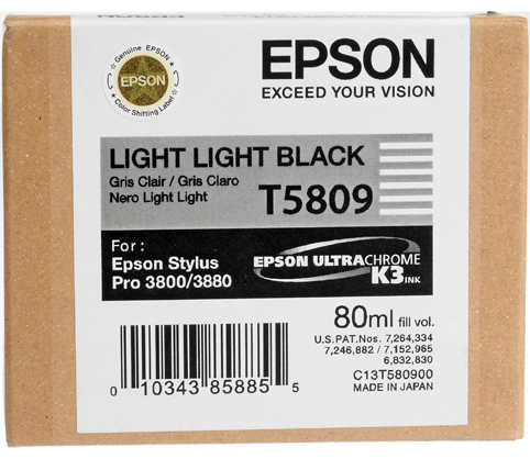 Epson T5809 3800/3880 Lig/Lig Black 80ml - Best Available Image