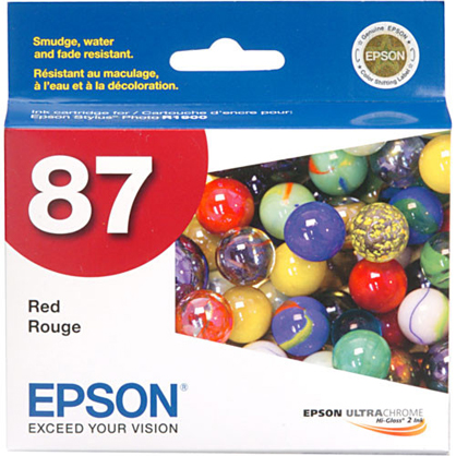 Best image for EPSON T0877 RED INK (R1900)
