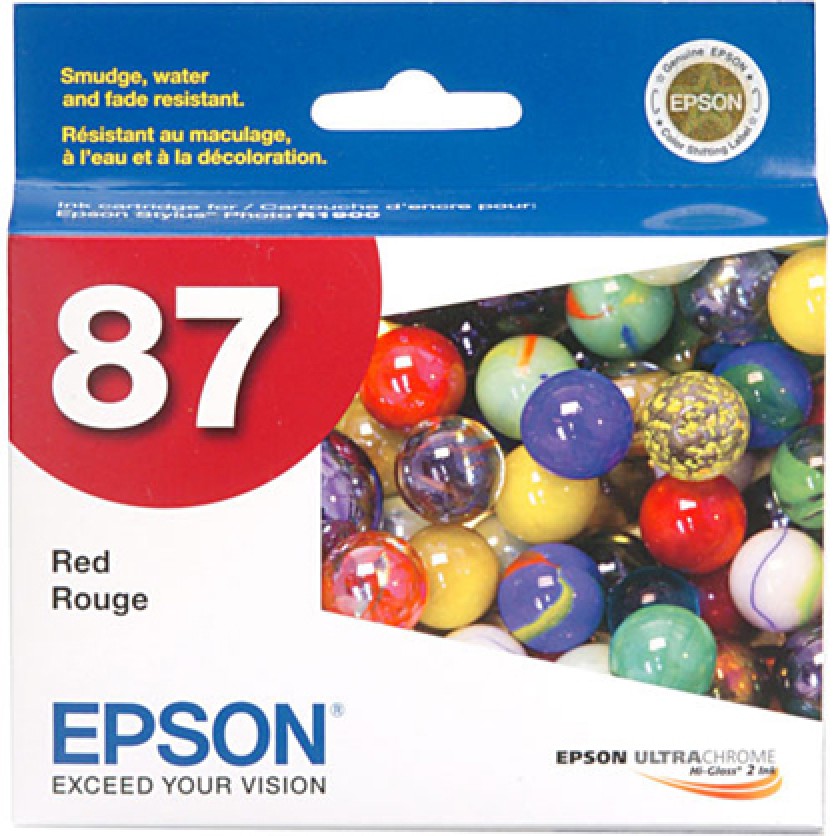 EPSON T0877 RED INK (R1900)