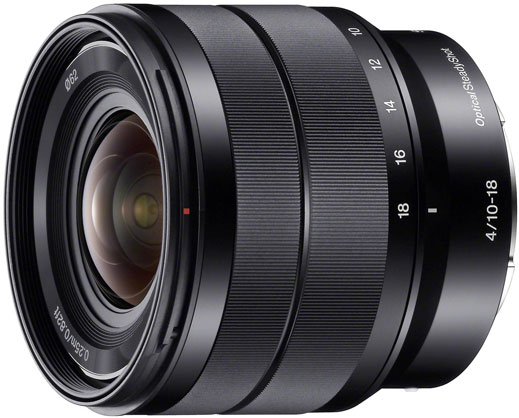 SONY 10-18mm f4 OSS E-mount Lens - Best Available Image