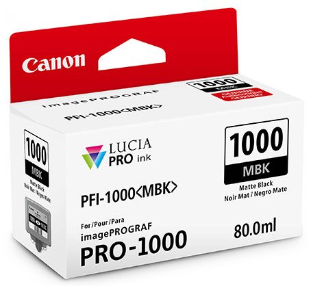 Canon PFI-1000MBK Matte Black Ink Prograf 1000 - Best Available Image
