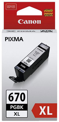 Canon PGI-670 Black Pigment Ink (H/Y) - Best Available Image