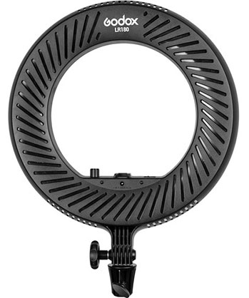1015444_A.jpg - Godox LR-180b LED Ring Light Black kit - Image 1