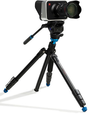 1015744_D.jpg - Benro Aero4 Video Tripod Kit Flip Lock - Image 4