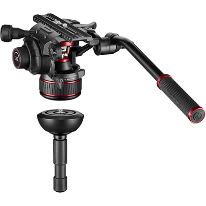 1018304_B.jpg - Manfrotto Nitrotech 612 Video Head Carbon Twin GS Tripod - Image 2